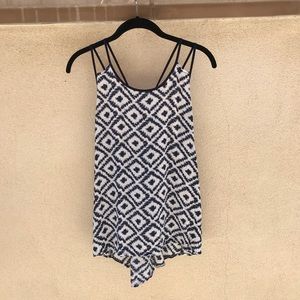 Papermoon Spaghetti cross-Strap Tank Top